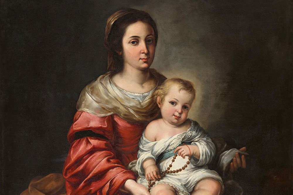 Murillo's Madonna of the Rosary for the Carmen Calzada Monastery in Seville
