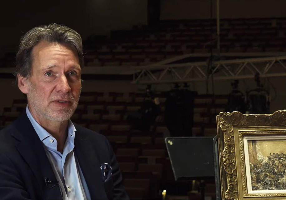 Olaf Maninger about the painting by Max Liebermann "Konzert in einer Oper"