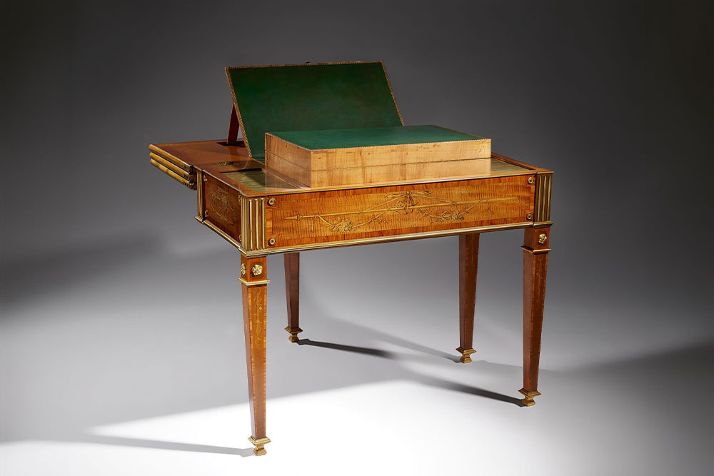 A one-of-a-kind transforming table by David Roentgen, woven worlds of legend, masterpieces of silversmithing and the collection of the ‘Pope of Mortars’
