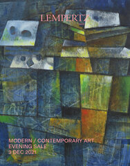 Auction Catalogue 1187 Evening Sale - Modern and Contemporary Art, Evening Sale - Modern and Contemporary Art