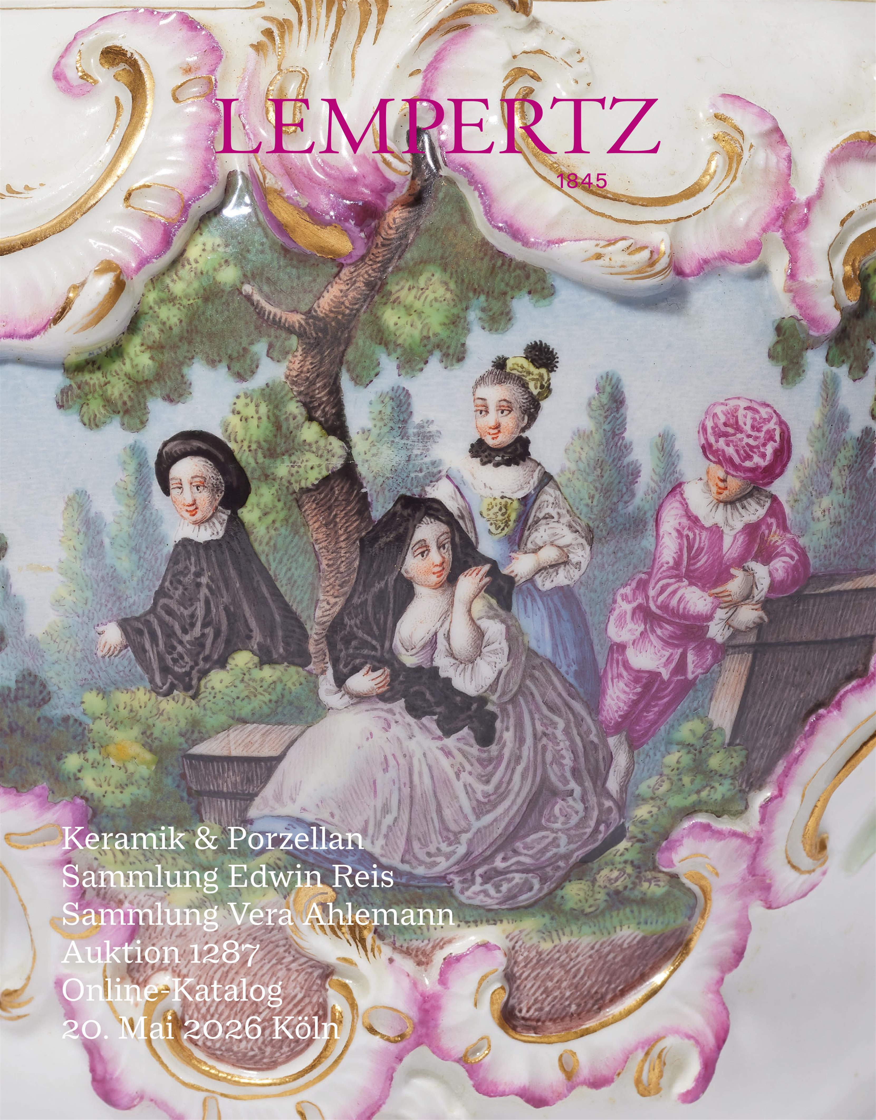 Auction house - Ceramics & Porcelain · Edwin Reis Collection · Vera Ahlemann Collection - Auction Catalogue 1287 – Auction House Lempertz