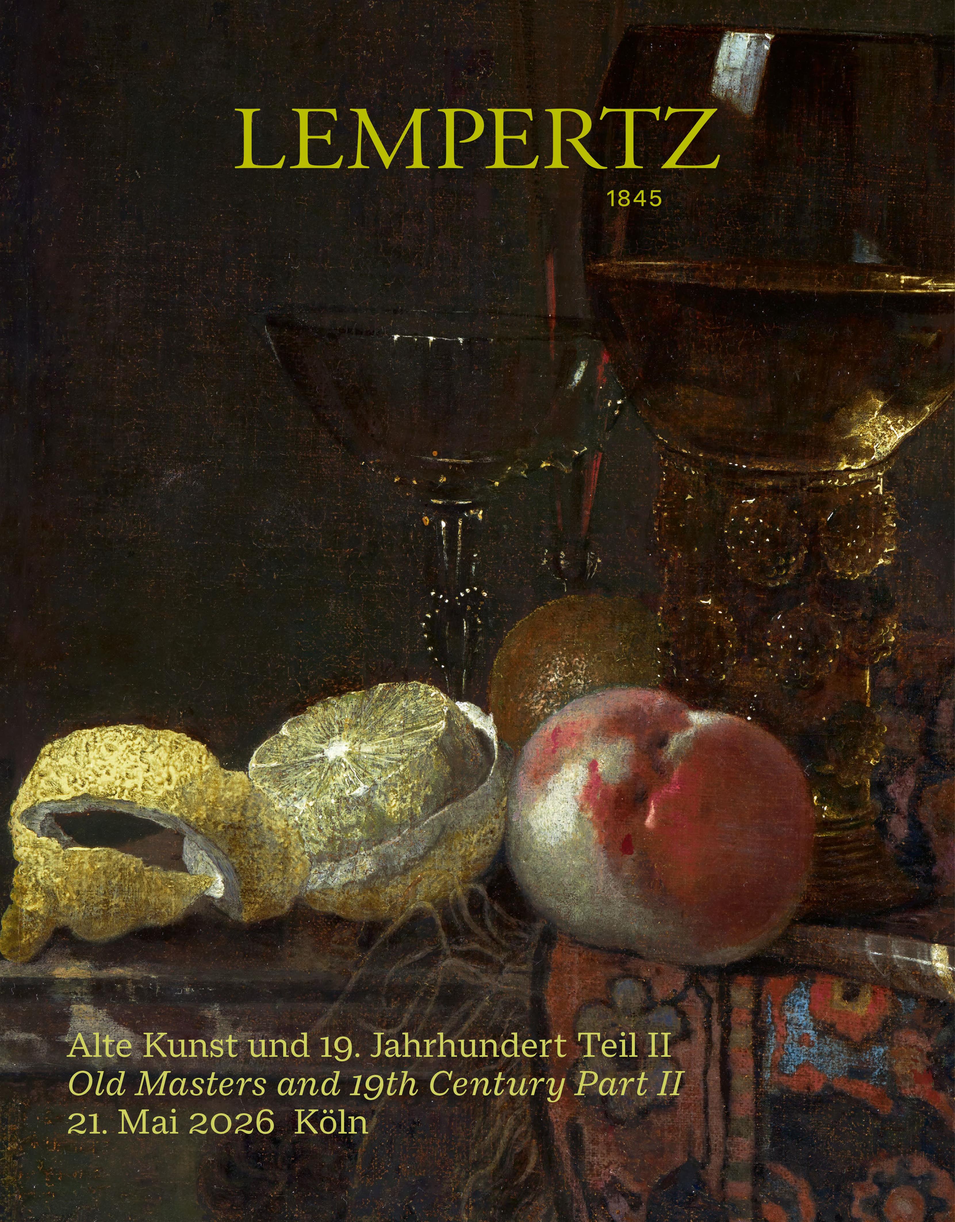 Auction house - Old Masters & 19th CenturyPart II - Auction Catalogue 1288 – Auction House Lempertz