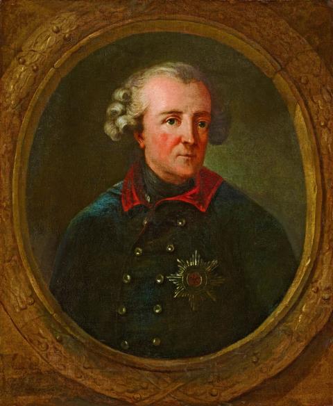
    Charles-Amédée-Philippe van Loo, Portrait of King Frederick II of Prussia, Auction 1105, Lot 31
