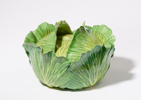 
    
            
                    A large Strasbourg faience cabbage tureen and cover
                
        
