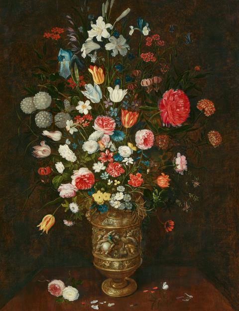 
    
            
                    Jan Brueghel the Younger
Frans Francken the Younger - Bouquet of flowers in a carved vase
                
        
