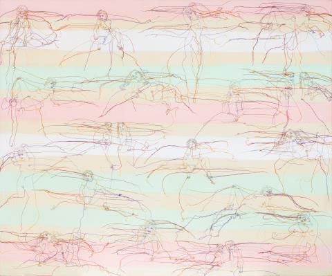 
    
            
                    Ghada Amer - Untitled (The Garden of Eden of Reza)
                
        

