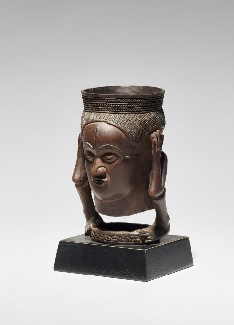 
    
            
                    Kuba-Kete cup of a crouching figure on base
                
        
